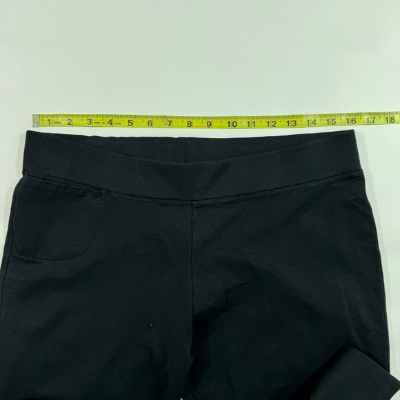 American Giant No Bs Crop Ponte Legging Pant Black - Picture 8 of 8